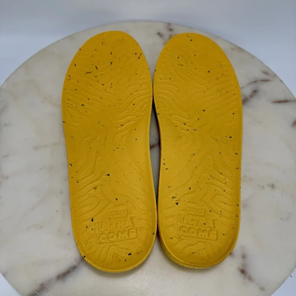 Teva ReEmber Terrain Slippers Shoes Mens 5/Womens 7 Blue Slip On Casual Comfort